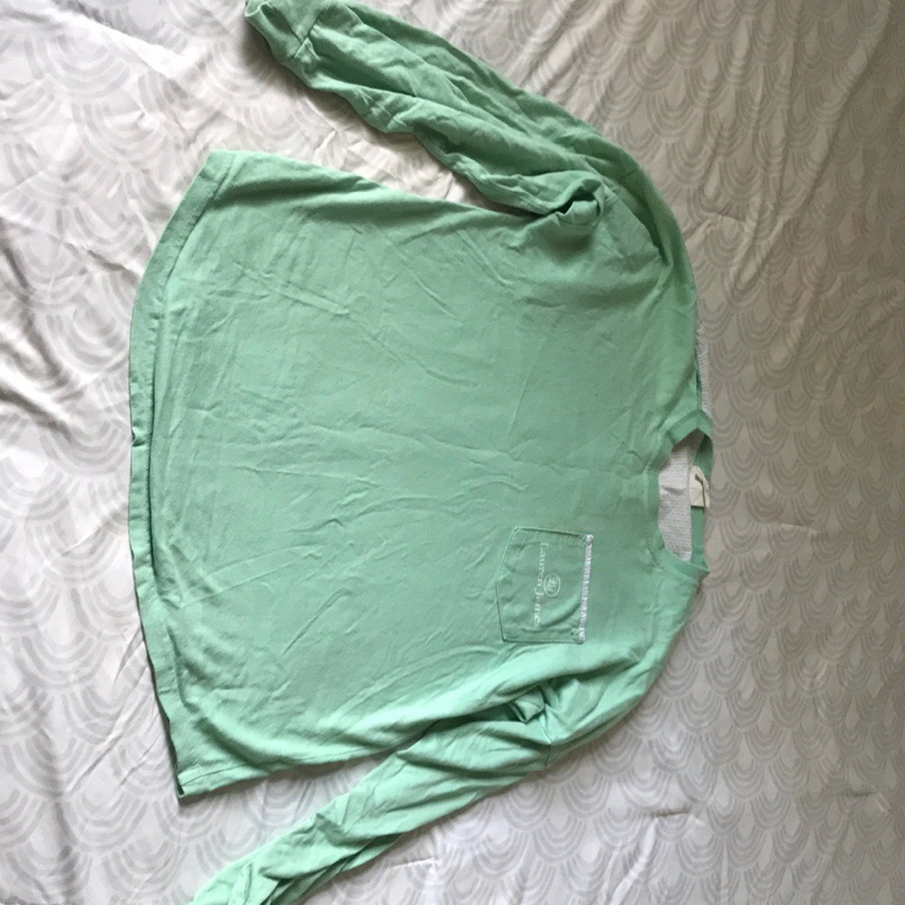 Lauren James Long-sleeved seersucker shirt